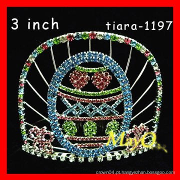 Atacado coroa de fantasia rhinestone coroa e tiara